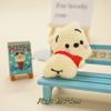 Oso de fresa de dibujos animados Pacha Dog KT Cat Accesorios de peluche Accesorios de bricolaje hechos a mano Zapatillas Horquilla Accesorios para el cabello Accesorios para bolsos