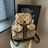 Mochila de Estilo Coreano Ins Retro de Lunares para Mujer Diseño de Nicho Bolsa con Cordón Estilo Funda Mochila Escolar para Estudiante Universitario Mochila de Viaje