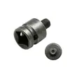 Haste de conexão de chave de impacto 1/2 conector de rosca reversa haste de conexão para mandril de furadeira elétrica haste de troca de martelo elétrico para furadeira elétrica haste cilíndrica quadrada