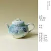Bule de Abóbora Pintado à Mão com um Lindo Design, Bule Pequeno Requintado, Alto Valor Estético, Especialmente Projetado para Mulheres, Conjunto de Chá Kung Fu