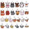 Parches bordados de animales del bosque de dibujos animados lindos, adecuados para ropa y bolsos de niños, parches termoadhesivos, disponibles para venta al por mayor