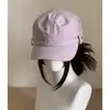 2026 Nuevo Sombrero de Equitación Estilo Ropa de Trabajo Transpirable Fina de Secado Rápido Color Sólido Simple Casual Versátil Sombrero de Pato Adelgazante