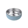 Ventas Directas de Fábrica Acero Inoxidable Silicona Vajilla Infantil Plato de Cena de Silicona Bol Tenedor Cuchara Babero Vajilla Set de Vajilla para Bebé