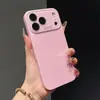 Funda de cristal con sensación de hielo adecuada para iPhone 17 PRO MAX, color sólido, ventana de visualización grande para la lente de la cámara, anticaída para Apple 16, 15
