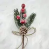 Decoraciones navideñas de frutas de la fortuna de frutas rojas artificiales transfronterizas, flores artificiales, decoración del hogar, nueva fruta de la fortuna artificial más vendida