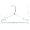 Cabide de metal galvanizado de ferro preto dourado, luz de luxo para pendurar roupas, gancho de suporte grosso e sólido para exibição de roupas