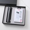 Termo con cerradura, batería externa, set empresarial, recuerdo para reuniones anuales de empresas, evento empresarial, práctico regalo en caja con logotipo.