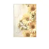 Pintura Decorativa Estilo Crema para Sala de Estar Pintura de Colgar para Pasillo Girasol Pintura de Pared de Fondo para Sofá Moderno Pintura de Piso Mural para Restaurante