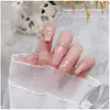 Venda Quente Transfronteiriça 1440 Peças Por Pacote Vidro Fundo Plano Leque para Nail Art em Formato de Leque DIY Nude Ab Redondo Acessórios Atacado