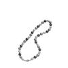 Collar de Perlas de Cáñamo Tahitiano Cadena para Suéter Clavícula Hebilla de Lingote de Plata de Ley 925 Accesorios Usar Collar Joyería