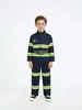 Disfraz infantil de bombero para Halloween, cosplay para actuaciones en escenario, atuendo de bombero para juegos de rol, disfraz infantil para actuación, uniforme profesional