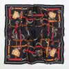 Shopee Lenço Quadrado Grande Estampado 90cm Lenço de Cetim de Seda Lenço de Cabeça de Seda Malaio para Mulheres