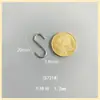 Gancho Práctico de Acero Inoxidable Gancho en S Brillante Gancho Único Gancho Stock Listo