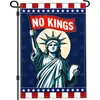 Bandeira 'Sem Reis na América' Personalizada - Bandeira de Protesto Anti-Guerra para Paradas e Campanhas, Bandeira de Jardim