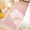 Cobertor de Cabeceira de Veludo Estilo Creme Selecionado Cuidadosamente, Tapete Grosso de Pelúcia para Inverno, Cobertor Antiderrapante para Quarto, Tapete de Chão Tatami