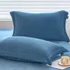 Par de Fronhas de Leite Fleece Espesso de Inverno 40x60 Fronha de Fleece Coral Tamanho Grande 50x80 Revestimento para Almofada