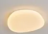 Luminária de teto para quarto estilo vintage, retro americano ultrafina redonda simples com imitação de madeira de nogueira, luz para varanda, luz para quarto principal
