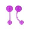 Anillo para el Ombligo Acrílico Luminoso Color Caramelo de Venta Caliente Transfronterizo Sexy Perforación Corporal del Vientre Uña para el Ombligo