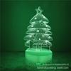 Árvore de Natal Criativa Transfronteiriça Luz Noturna 3D Acrílico Luminoso Colorido Enfeites de Natal Infantis Pequena Luminária de Mesa LED