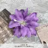 Cabezas de Flores de Lirio Artificiales para Decoraciones de Boda, Boutonnières Hechos a Mano, Pinzas para el Cabello, Flores para la Cabeza, Adornos de Flores Artificiales Transfronterizos al por Mayor