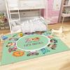 [Suporte para prova personalizada] tapete de chão amarelinha lavável espessado quarto antiderrapante desenho animado tapete de amarelinha