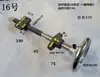 Juego de Tornillo y Tuerca para Mesa Deslizante de Máquina, Juego de Tornillo de Manivela Manual para Ajuste de Riel Guía, Volante con Tornillo Trapezoidal