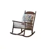 Mecedora Vintage de Madera Maciza Estilo Francés, Sillón Perezoso para Sala de Estar, Reclinable para Adultos, Adecuado para Dormir, Sillón Sofá de Ocio para Balcón, Lujo Ligero