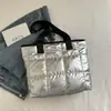Bolso de Moda Nuevo 2025 Bolso de Mujer Bolso Cruzado Estilo Coreano Bolso de Algodón Espacial Bolso de Hombro Bolso de Mano Bolso a Cuadros Bolso de Moda