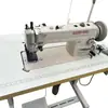 Máquina de Costura para Materiais Médio-Grossos, Usada Marca Jinlun 6102, Máquina de Costura Reta com Alimentador Superior e Inferior, Máquina de Costura Síncrona Dy para Couro