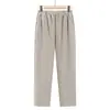 Pantalones de mujer para primavera, otoño e invierno, forrados de polar y engrosados, pantalones de pierna recta de cintura alta para mujeres de mediana edad y mayores, adecuados para usar al aire libre.