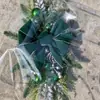 Estação Independente Novo Laço de Natal para Escada Pendurado Atmosfera de Ano Novo Estilo Nórdico para Casa Decorações de Cena