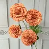 Flores de Peônia de Alta Qualidade para Casamentos, Flores Artificiais para Arranjos de Casamento, Decorações Florais para Exterior e Flores Artificiais para Paisagismo