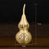 Adorno de Calabaza de Latón Calabaza Abierta de Latón Puro Decoración para Hogar Oficina Artesanía Regalo Venta al por Mayor Moneda de Cobre