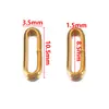 Acero Inoxidable Ovalado Trenzado Cáñamo Aro Joyería Conector Accesorios Anillo de Conexión Colgante Anillo de Soldadura DIY Material Hecho a Mano