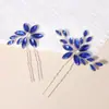 Estilo Coreano Transfronteiriço Colorido Strass Flor Coração Incrustado Conjunto Completo de Liga Flor Pérola Baroque Joias Acessórios de Cabelo Acessórios de Cabeça Fábrica