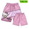 Hollokitty Cartoon Cat Shorts Calças casuais masculinas e femininas Férias de verão Calças de praia Fonte fabricantes