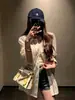 Camisa Blanca de Manga Larga Estilo Old Money, Estilo de Primavera de Alta Inteligencia, Top Chaqueta Holgada de Color Contrastante para Mujer