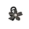 Luxo Leve Flor de Diamante Completa Clipe de Temperamento Pérola Moda Clipe de Tubarão Clipe de Cabelo com Strass de Alta Qualidade Acessórios de Cabelo Atmosféricos para Mulheres