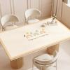 Mantel Impermeable y a Prueba de Aceite para Mesa de Comedor, No Lavable, Estilo Crema Anti-quemaduras Protector de Escritorio 2025 Nuevo Mantel de Mesa para Mesa de Café de Gama Alta