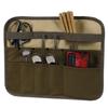 Canvas Picnic Camping Churrasco Piquenique Pendurado Louça Saco de armazenamento Espátula dobrável saco de armazenamento portátil