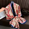 Bufanda de Seda Brocada Estilo Nuevo 2025 para Mujer, Primavera y Otoño, Elegante Versión Coreana, Bufanda de Seda Versátil de Hangzhou y Chal