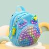 Popular Exterminador de Roedores Transfronteiriço Pioneer Pinch Fun Mochila Escolar Criativa de Desenho Animado para Estudantes Mochila Infantil de Silicone para Descompressão