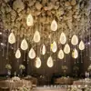 Nuevo Candelabro LED Luminoso para Techo de Boda Decoraciones Colgantes Aéreas para Escenario de Hotel y Banquetes Accesorios de Decoración de Boda Venta al por Mayor