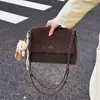 Bolso de Cadena Retro de Alta Gama para Mujer en Otoño e Invierno, Bolso de Hombro Versátil, Bolso Tote Cruzado de Gran Capacidad, Bolso para Viajes Diarios al Trabajo