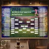 Calendario del Mundial 2026 Estados Unidos, Canadá y México Póster Partido de Fútbol Arte de Pared Bar Restaurante Pintura Decorativa Modelo de Diseño de Fábrica