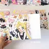 Sailor Moon Desenho Animado Fofo Gato Preto Adesivos Decorativos Adesivos para Nail Art Populares de Alto Valor DIY Adesivos para Tablet Celular