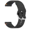Nuevo de Fábrica Adecuado Samsung Jiaming Correa de Línea de Coche Ondulada de 20 MM Correa de Silicona para Huawei Watch de 22 MM