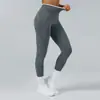 Pantalones de yoga europeos y americanos transfronterizos, elásticos para fitness y running, de cintura alta, levanta glúteos, ajustados, color melocotón, con color de contraste, pantalones deportivos para gimnasio
