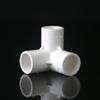 Acessórios para tubos de água em pvc cotovelo de três vias quatro vias direto para aquário acessórios para tubos de água adesivo para junta de tubos de abastecimento de água de plástico