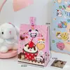 Bolsa tote estilo ins com estampa de grafite, design fofo de desenho animado, caixa de presente de papelão, caixa de doces para crianças, caixa de embalagem para presente de aniversário